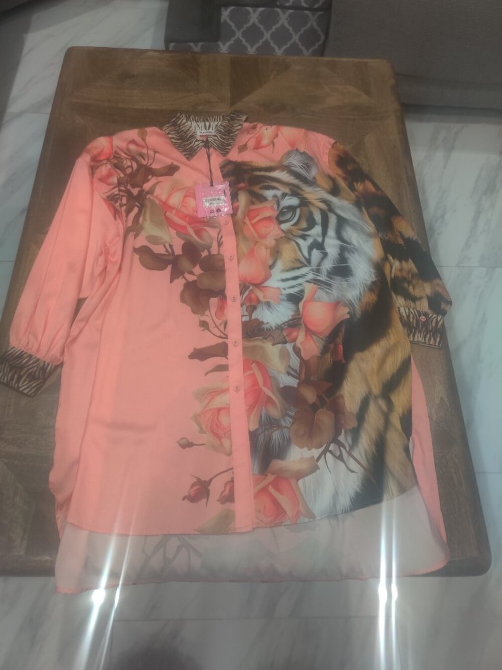 BLUMARINE Button-Up Long Shirt IT38 US2 UK6 XS new oversized  $394.00